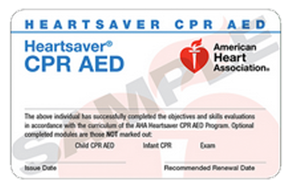 Heartsaver CPR/AED and First Aid for Adults only