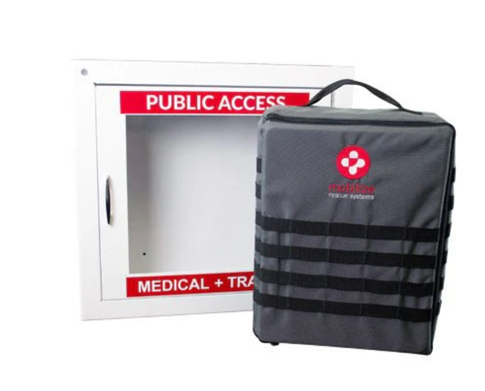 Alarmed Wall Cabinet for COMPREHENSIVE or MOBILE Trauma Kit