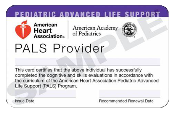 PALS Pediatric Advanced Life Support